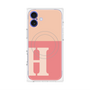 プレミアムパネル with MagSafe［ オリジナル - initial two tone - H pink ］