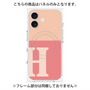 プレミアムパネル with MagSafe［ オリジナル - initial two tone - H pink ］