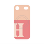 プレミアムパネル with MagSafe［ オリジナル - initial two tone - H pink ］