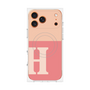 プレミアムパネル with MagSafe［ オリジナル - initial two tone - H pink ］