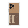 プレミアムパネル with MagSafe［ オリジナル - initial two tone - H brown ］