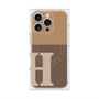 プレミアムパネル with MagSafe［ オリジナル - initial two tone - H brown ］