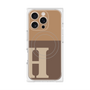 プレミアムパネル with MagSafe［ オリジナル - initial two tone - H brown ］