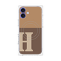 プレミアムパネル with MagSafe［ オリジナル - initial two tone - H brown ］