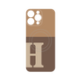 プレミアムパネル with MagSafe［ オリジナル - initial two tone - H brown ］