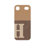 プレミアムパネル with MagSafe［ オリジナル - initial two tone - H brown ］