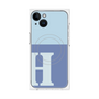 プレミアムパネル with MagSafe［ オリジナル - initial two tone - H blue ］