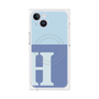 プレミアムパネル with MagSafe［ オリジナル - initial two tone - H blue ］