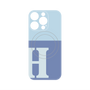 プレミアムパネル with MagSafe［ オリジナル - initial two tone - H blue ］