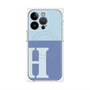 プレミアムパネル with MagSafe［ オリジナル - initial two tone - H blue ］