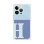 プレミアムパネル with MagSafe［ オリジナル - initial two tone - H blue ］