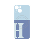 プレミアムパネル with MagSafe［ オリジナル - initial two tone - H blue ］