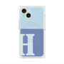 プレミアムパネル with MagSafe［ オリジナル - initial two tone - H blue ］