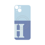 プレミアムパネル with MagSafe［ オリジナル - initial two tone - H blue ］