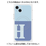 プレミアムパネル with MagSafe［ オリジナル - initial two tone - H blue ］