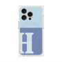 プレミアムパネル with MagSafe［ オリジナル - initial two tone - H blue ］