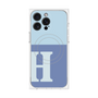 プレミアムパネル with MagSafe［ オリジナル - initial two tone - H blue ］