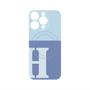 プレミアムパネル with MagSafe［ オリジナル - initial two tone - H blue ］