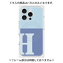 プレミアムパネル with MagSafe［ オリジナル - initial two tone - H blue ］