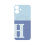 プレミアムパネル with MagSafe［ オリジナル - initial two tone - H blue ］