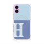 プレミアムパネル with MagSafe［ オリジナル - initial two tone - H blue ］