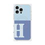 プレミアムパネル with MagSafe［ オリジナル - initial two tone - H blue ］