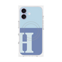 プレミアムパネル with MagSafe［ オリジナル - initial two tone - H blue ］