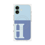 プレミアムパネル with MagSafe［ オリジナル - initial two tone - H blue ］