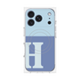 プレミアムパネル with MagSafe［ オリジナル - initial two tone - H blue ］
