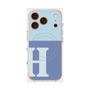 プレミアムパネル with MagSafe［ オリジナル - initial two tone - H blue ］