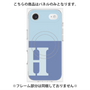プレミアムパネル with MagSafe［ オリジナル - initial two tone - H blue ］