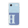 プレミアムパネル with MagSafe［ オリジナル - initial two tone - H blue ］
