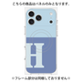 プレミアムパネル with MagSafe［ オリジナル - initial two tone - H blue ］