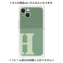 プレミアムパネル with MagSafe［ オリジナル - initial two tone - H green ］