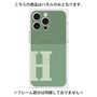 プレミアムパネル with MagSafe［ オリジナル - initial two tone - H green ］