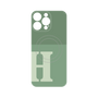 プレミアムパネル with MagSafe［ オリジナル - initial two tone - H green ］