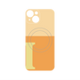 プレミアムパネル with MagSafe［ オリジナル - initial two tone - I orange ］