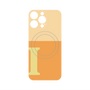 プレミアムパネル with MagSafe［ オリジナル - initial two tone - I orange ］