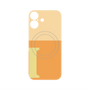 プレミアムパネル with MagSafe［ オリジナル - initial two tone - I orange ］