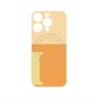プレミアムパネル with MagSafe［ オリジナル - initial two tone - I orange ］
