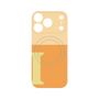 プレミアムパネル with MagSafe［ オリジナル - initial two tone - I orange ］