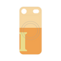 プレミアムパネル with MagSafe［ オリジナル - initial two tone - I orange ］