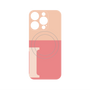 プレミアムパネル with MagSafe［ オリジナル - initial two tone - I pink ］