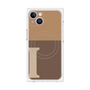 プレミアムパネル with MagSafe［ オリジナル - initial two tone - I brown ］