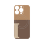 プレミアムパネル with MagSafe［ オリジナル - initial two tone - I brown ］