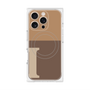 プレミアムパネル with MagSafe［ オリジナル - initial two tone - I brown ］