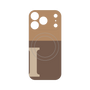 プレミアムパネル with MagSafe［ オリジナル - initial two tone - I brown ］