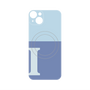 プレミアムパネル with MagSafe［ オリジナル - initial two tone - I blue ］