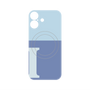 プレミアムパネル with MagSafe［ オリジナル - initial two tone - I blue ］