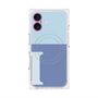 プレミアムパネル with MagSafe［ オリジナル - initial two tone - I blue ］